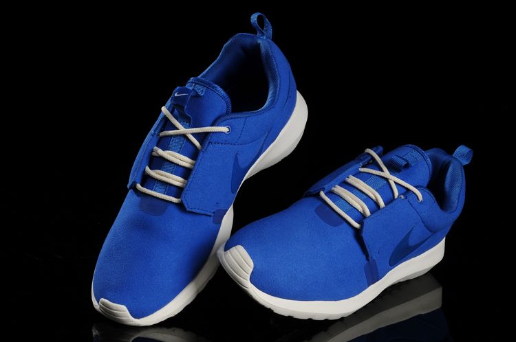 NIKE ROSHERUN NM 3M fur whtie bleu nouvelles chaussures (3)